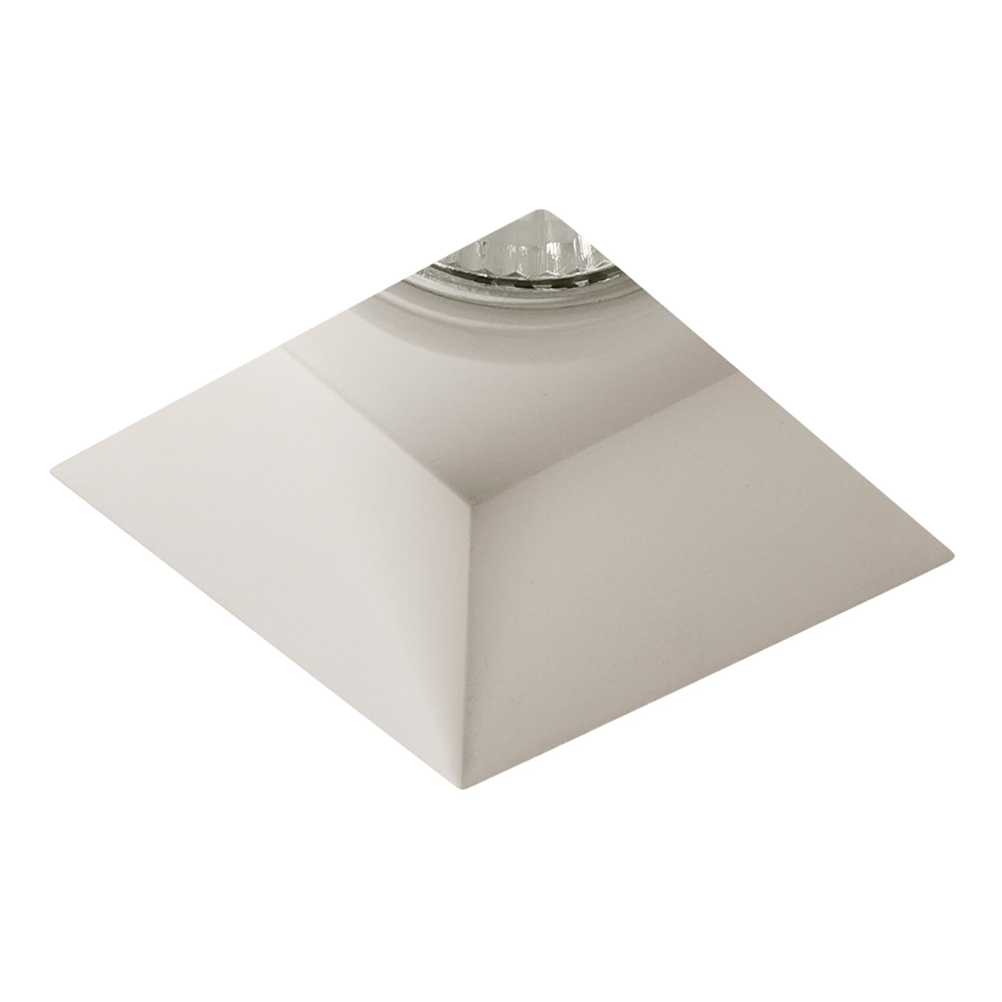 1253002 Blanco Square Fixed Downlight/Recessed Spot Light Plaster (S)