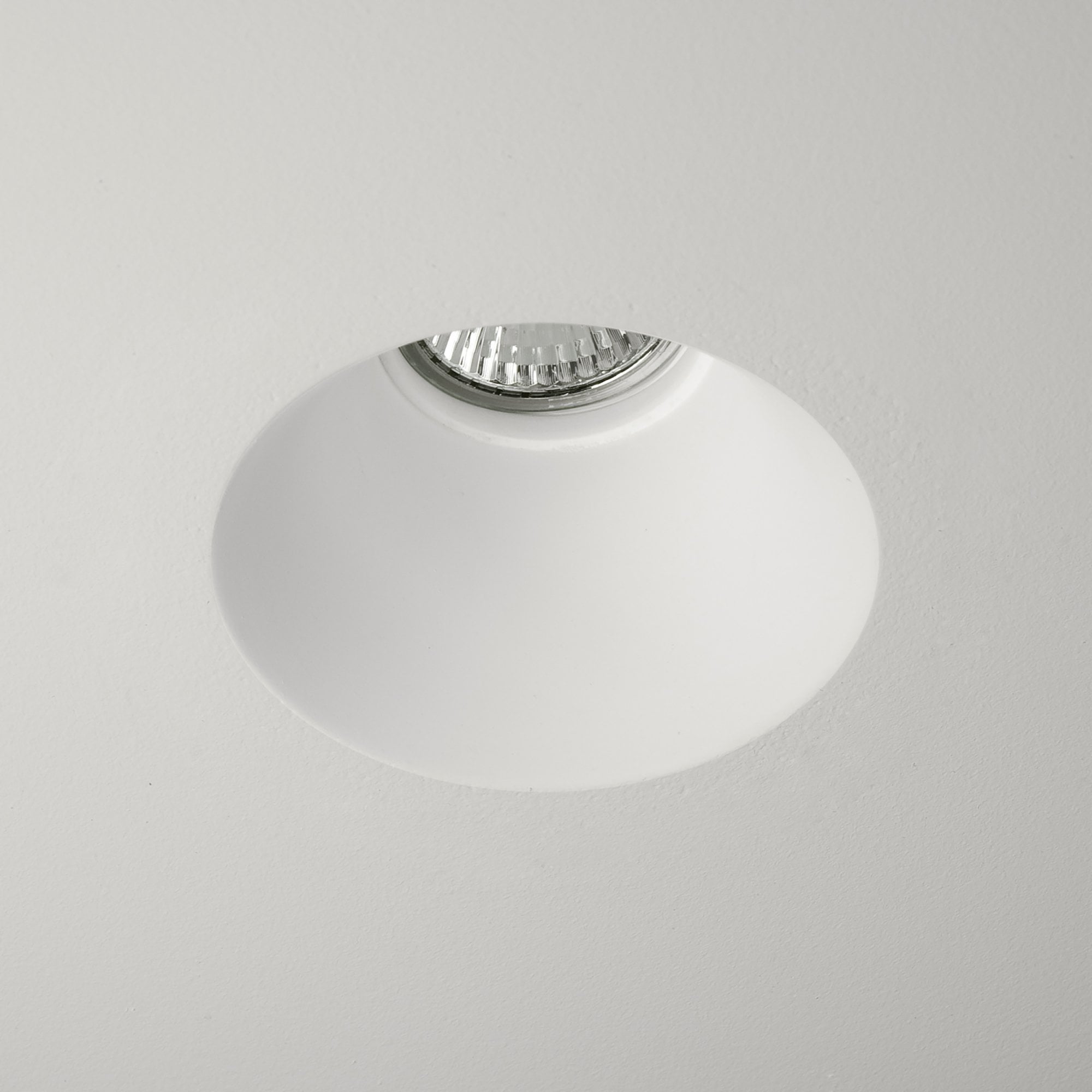 1253004 Blanco Round Fixed Downlight/Recessed Spot Light Plaster