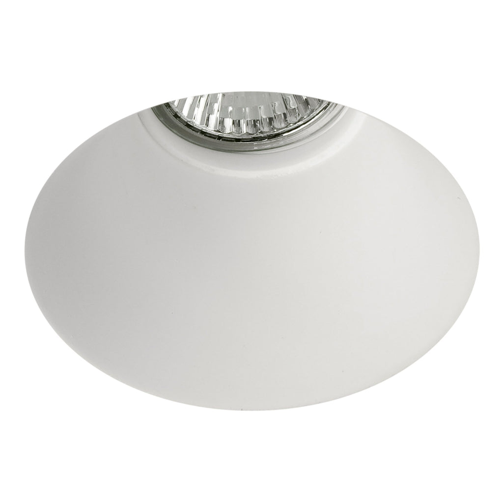 1253004 Blanco Round Fixed Downlight/Recessed Spot Light Plaster