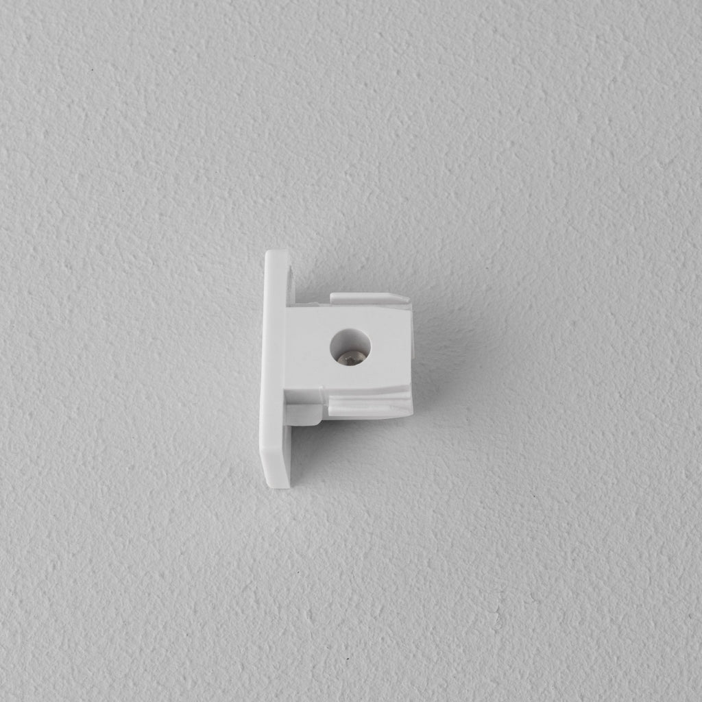 6020003 Track End Cap Matt White