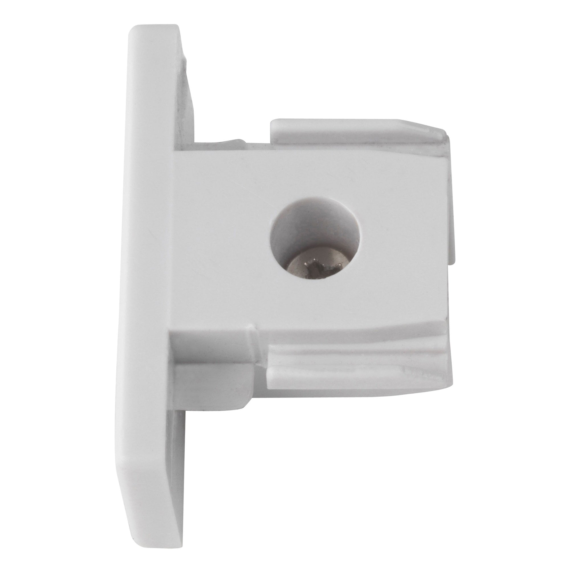 6020003 Track End Cap Matt White