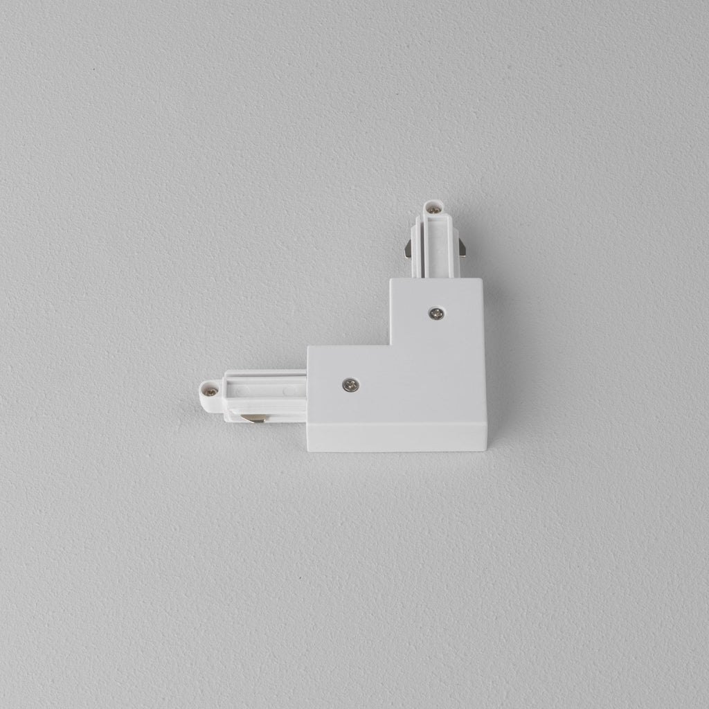 6020006 Track 90° Corner Connector Left Matt White