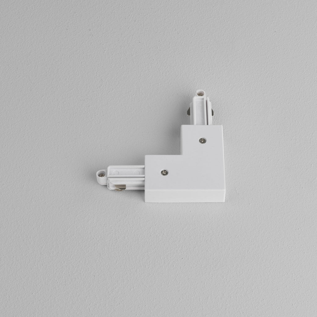 6020007 Track 90° Corner Connector Right Matt White