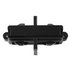 6020012 End to End Connector Matt Black