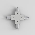 6020019 X Connector Matt White
