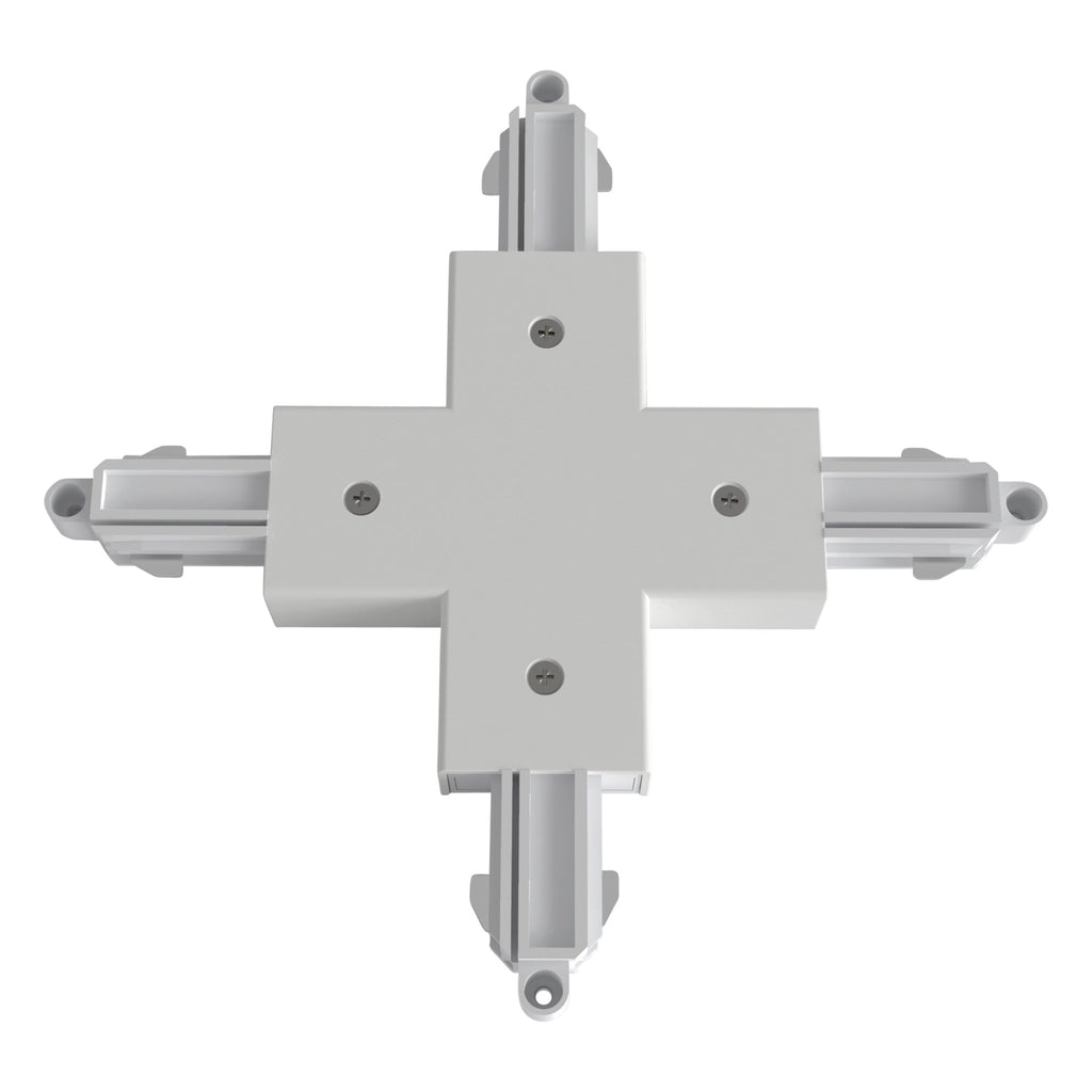 6020019 X Connector Matt White