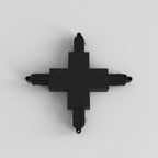 6020020 X Connector Matt Black