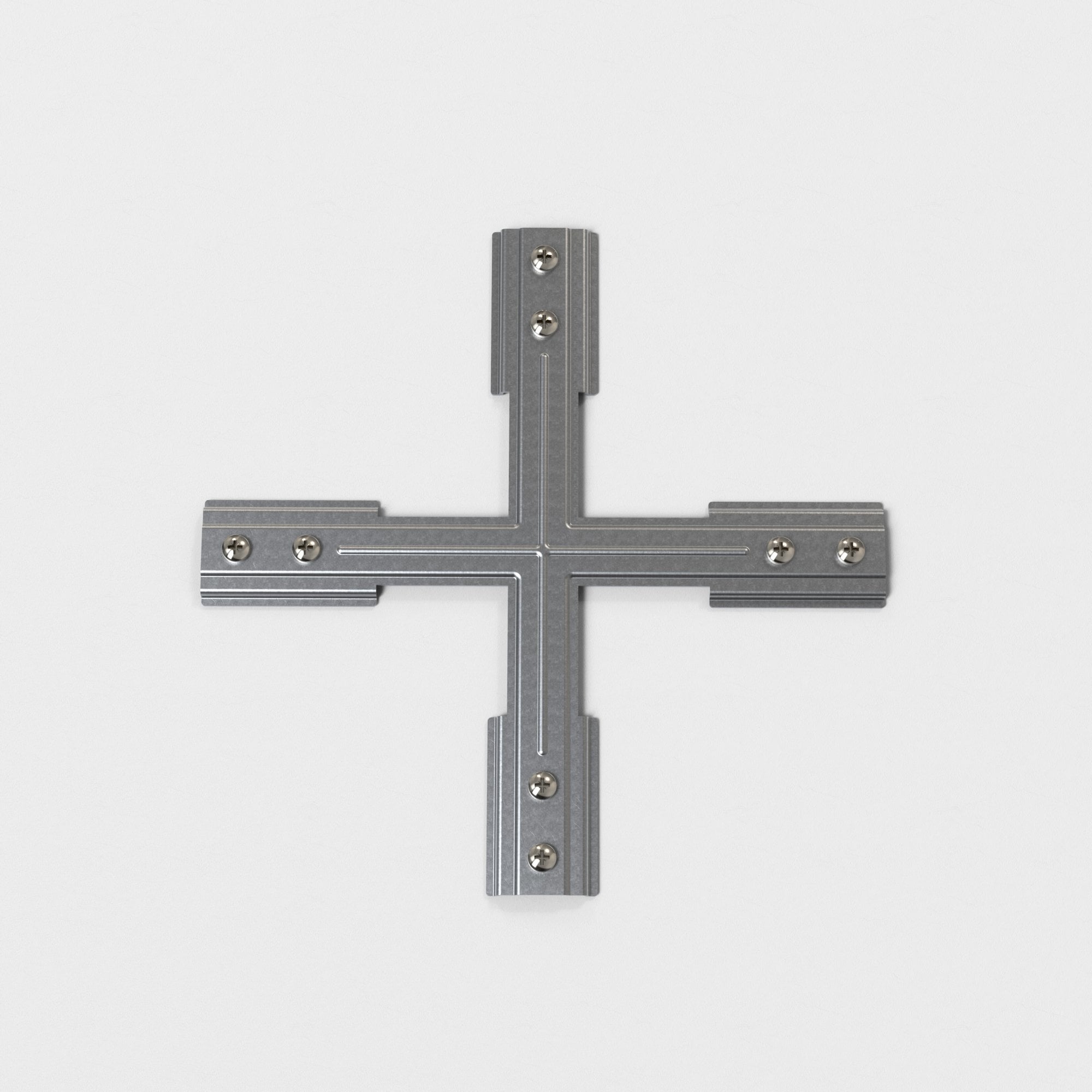 6020034 Track X Support Bright Zinc Plated