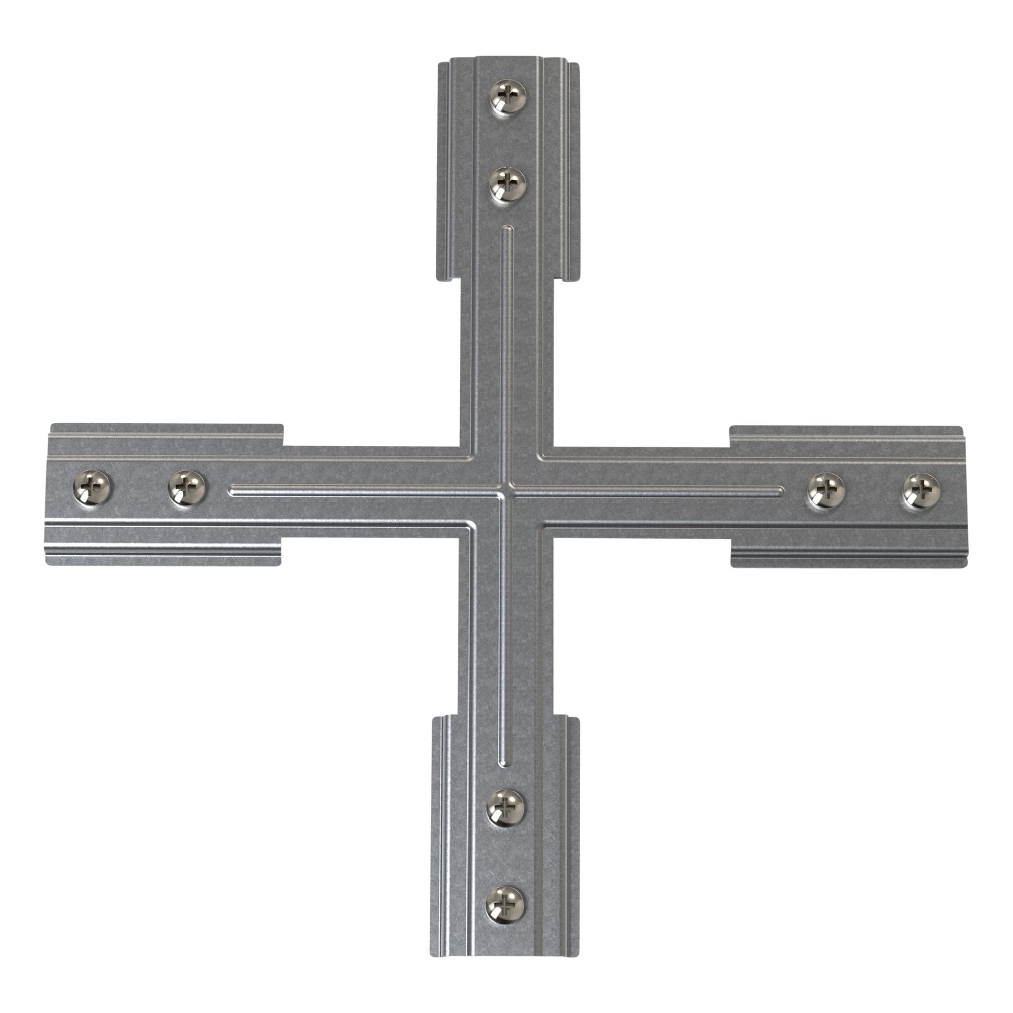 6020034 Track X Support Bright Zinc Plated