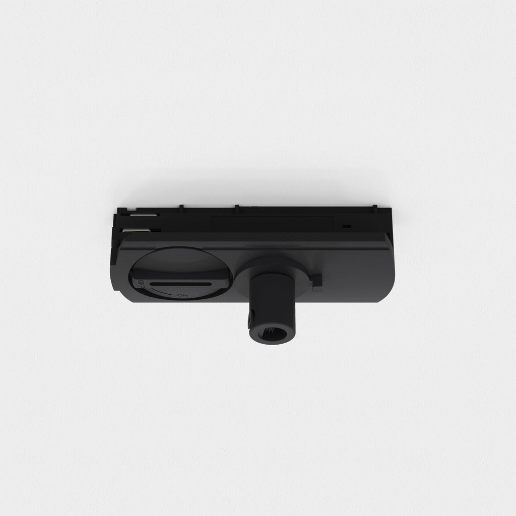 6020039 Track Pendant Connector Black
