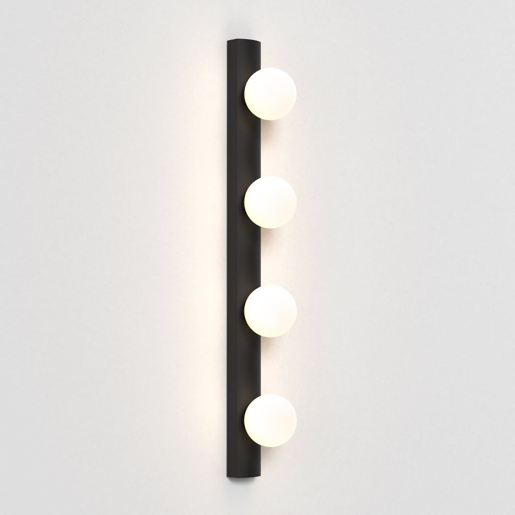 1087007 Cabaret 4 II Bathroom Wall Light Matt Black