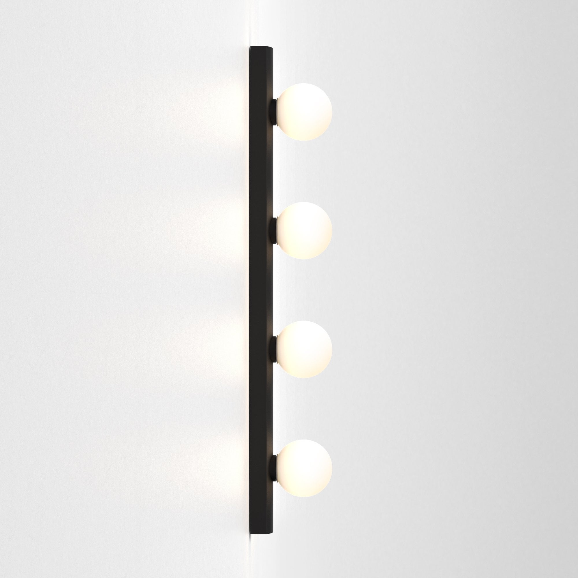 1087007 Cabaret 4 II Bathroom Wall Light Matt Black (S)
