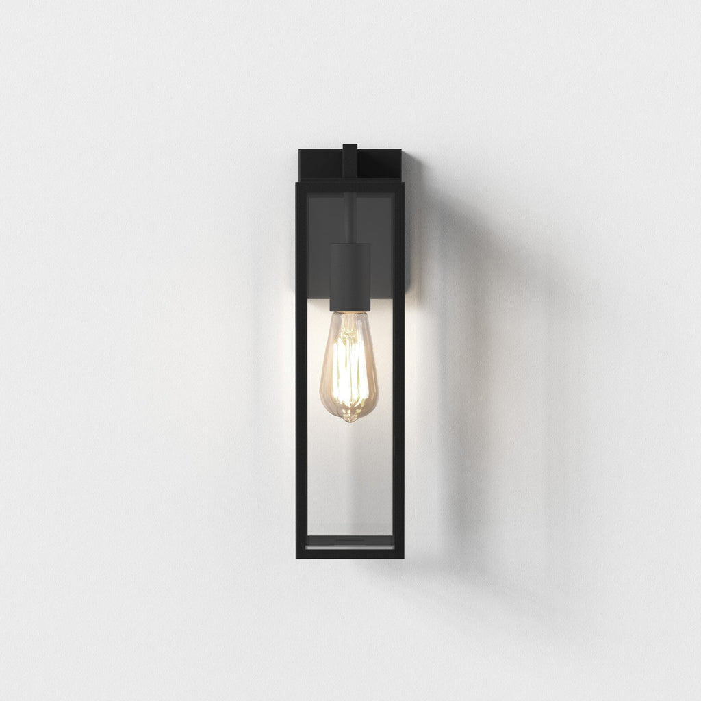 1402011 Harvard Lantern Outdoor Wall Light Textured Black