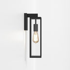 1402011 Harvard Lantern Outdoor Wall Light Textured Black