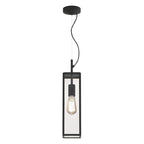 1402013 Harvard Pendant Outdoor Pendant Light Textured Black