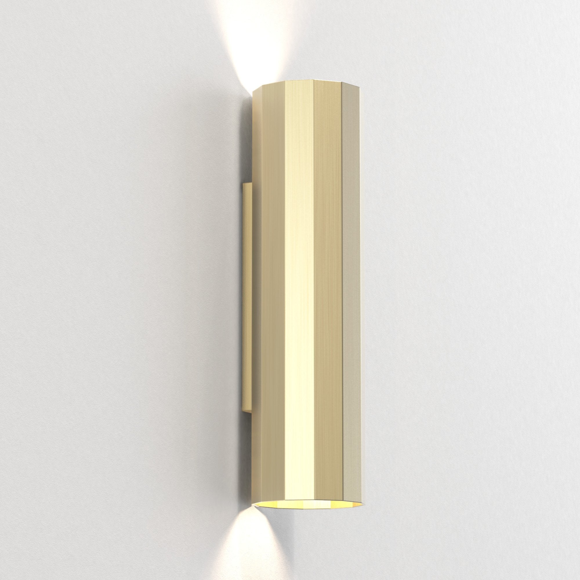1442006 Hashira 300 Wall Light Matt Gold (S)