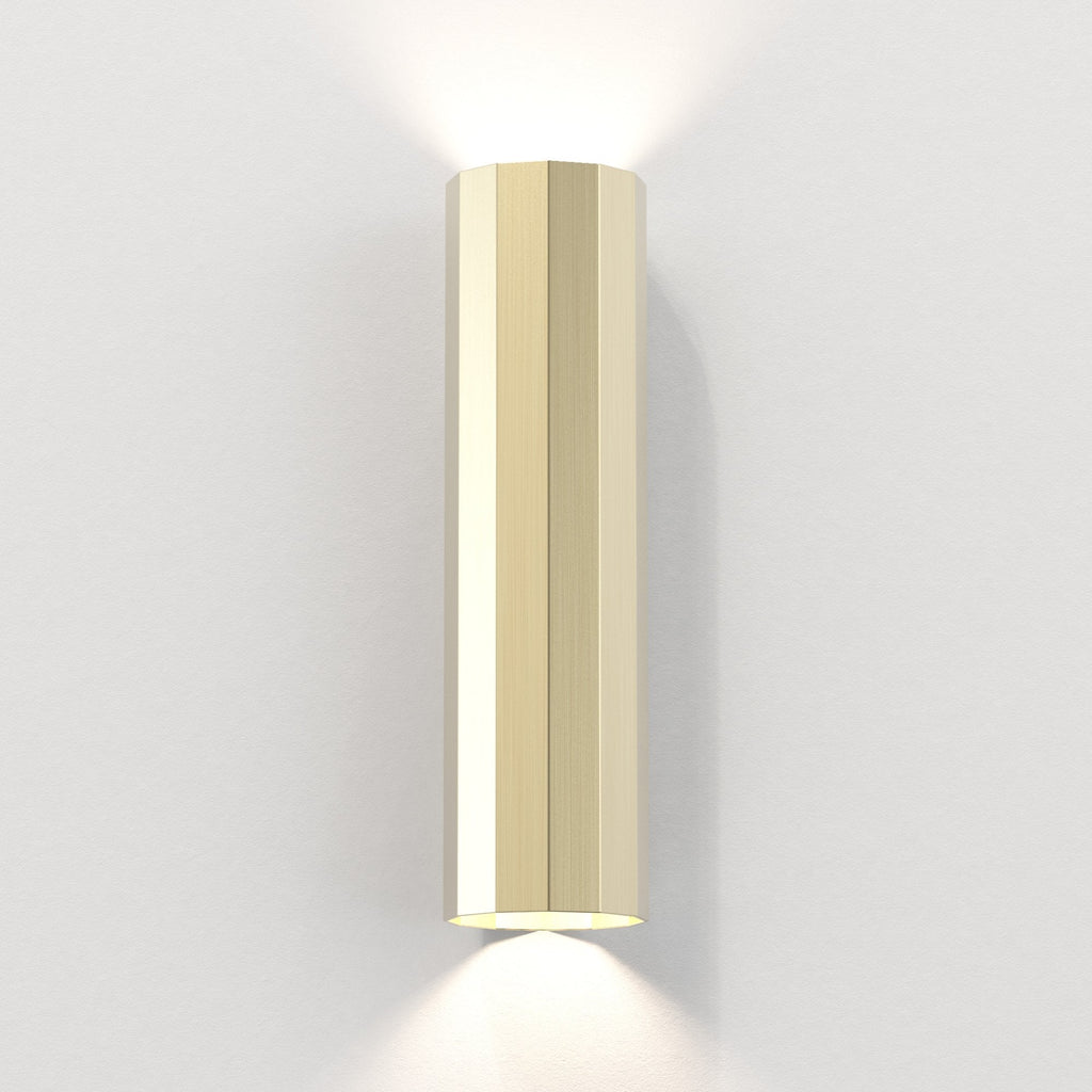 1442006 Hashira 300 Wall Light Matt Gold (S)
