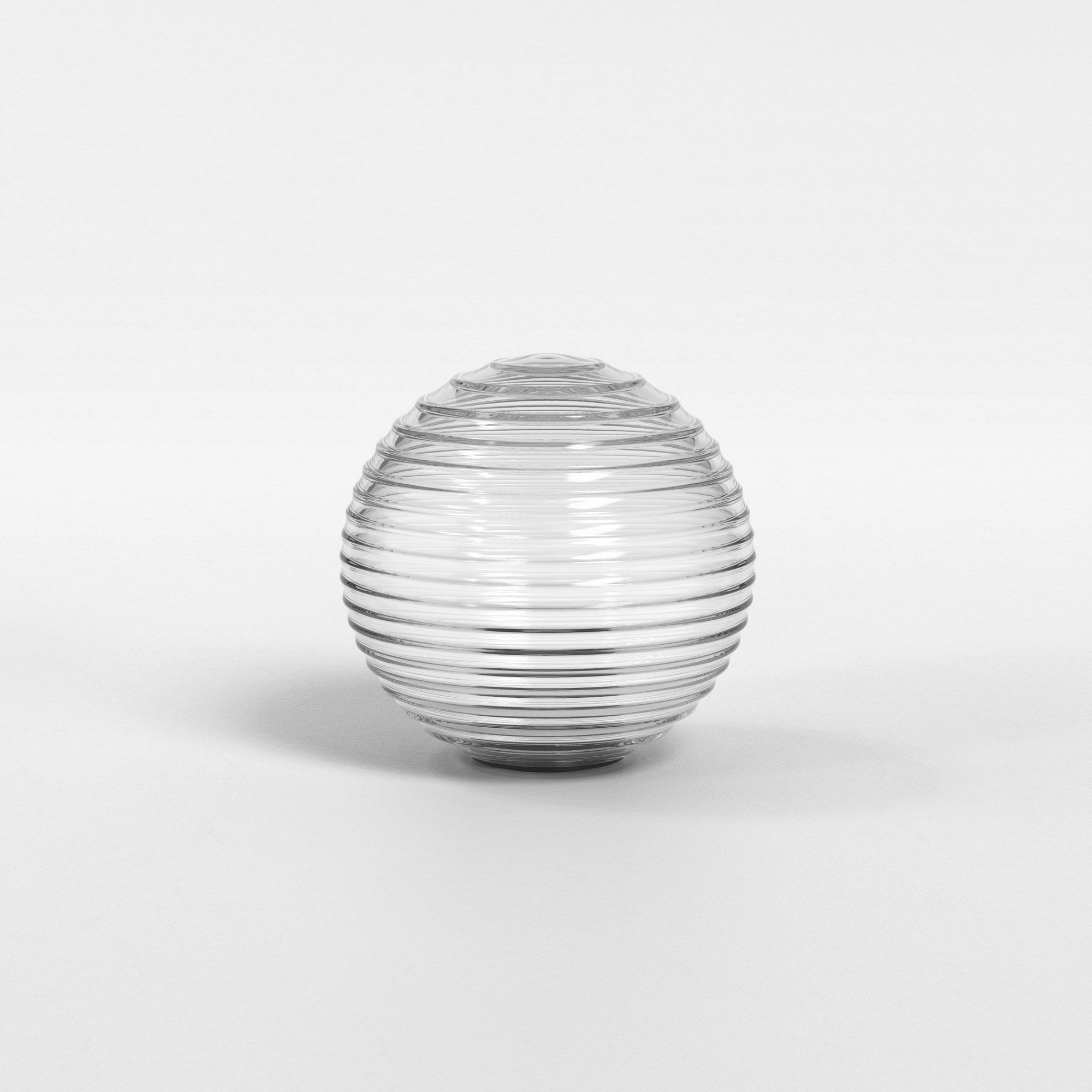 5036003 Tacoma Ribbed Glass Shade Clear (S)