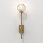1429009 Tacoma Single Grande Bathroom Wall Light Antique Brass