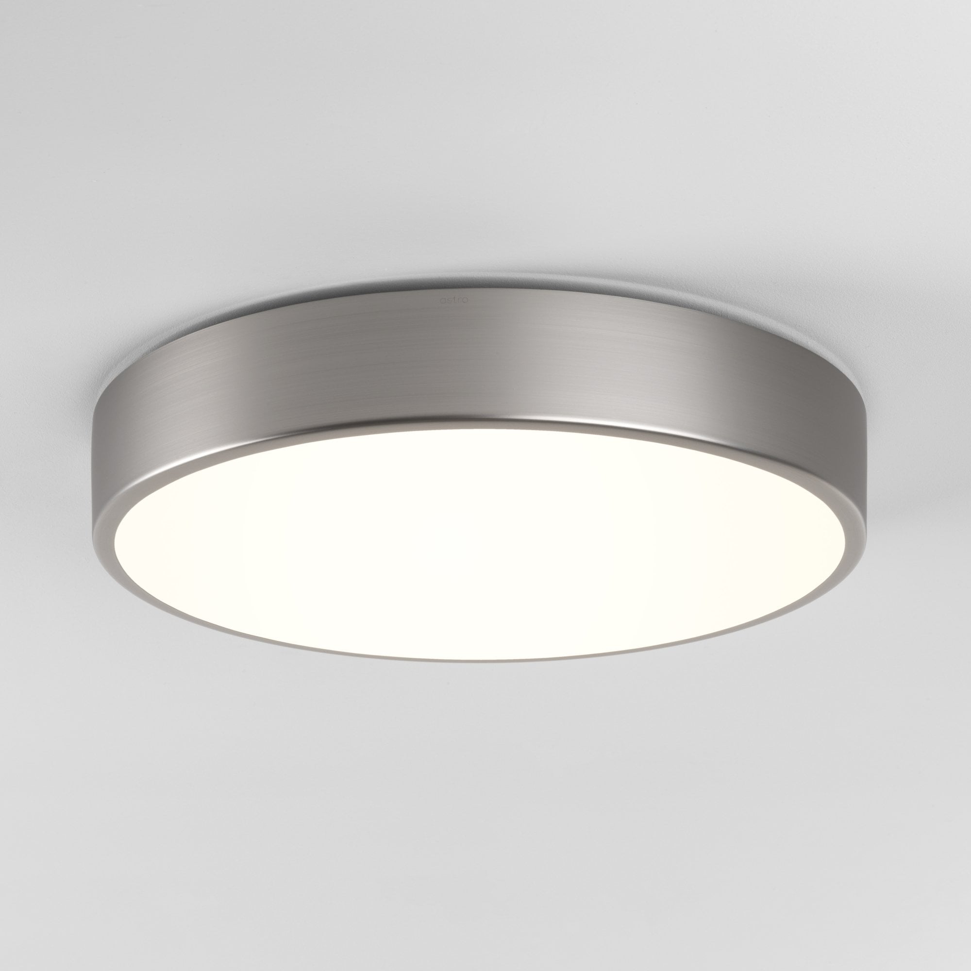 1125015 Mallon LED Bathroom Ceiling Light Matt Nickel
