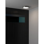 1125015 Mallon LED Bathroom Ceiling Light Matt Nickel