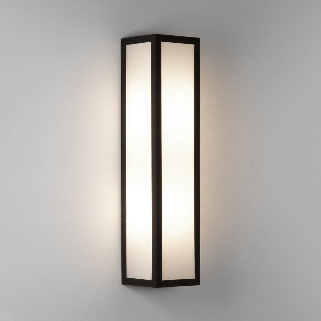 1178009 Salerno Outdoor Wall Light Textured Black