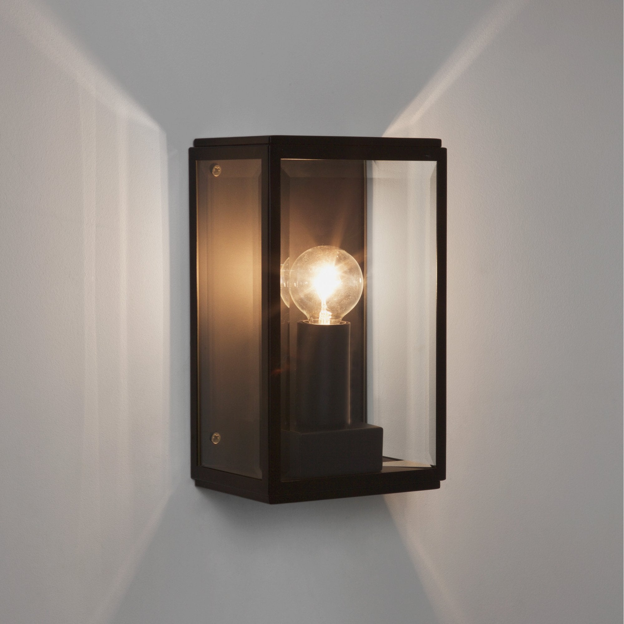 1095040 Homefield 130 Outdoor Wall Light Textured Black