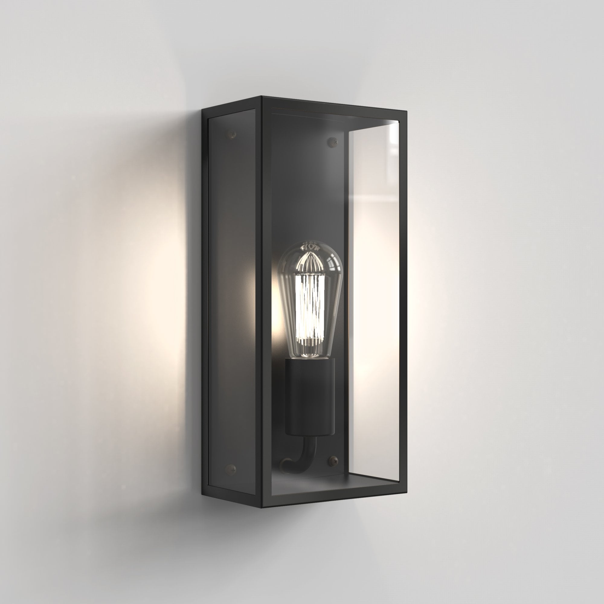 1183031 Messina 160 II Outdoor Wall Light Textured Black