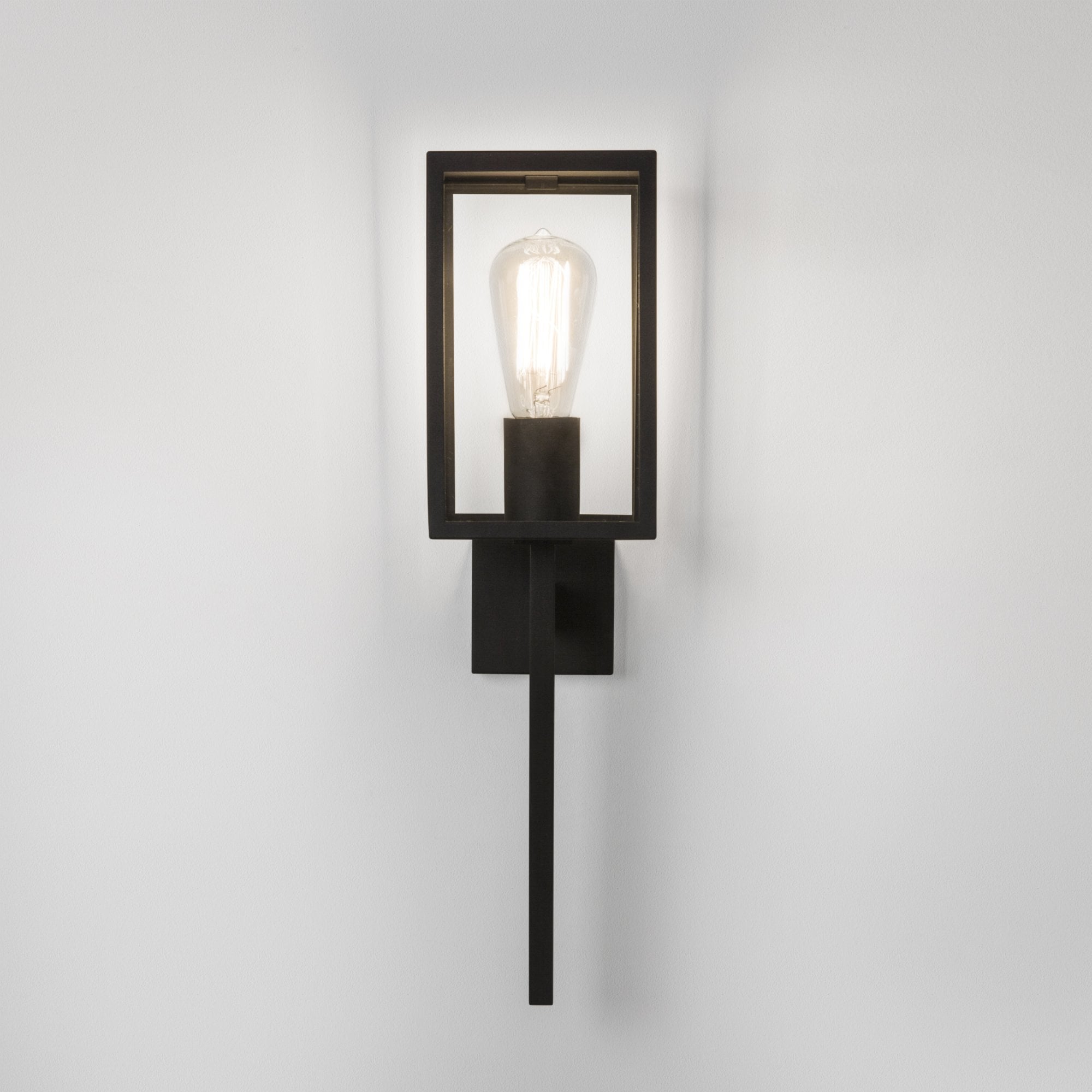 1369006 Coach 130 Outdoor Wall Light Textured Black