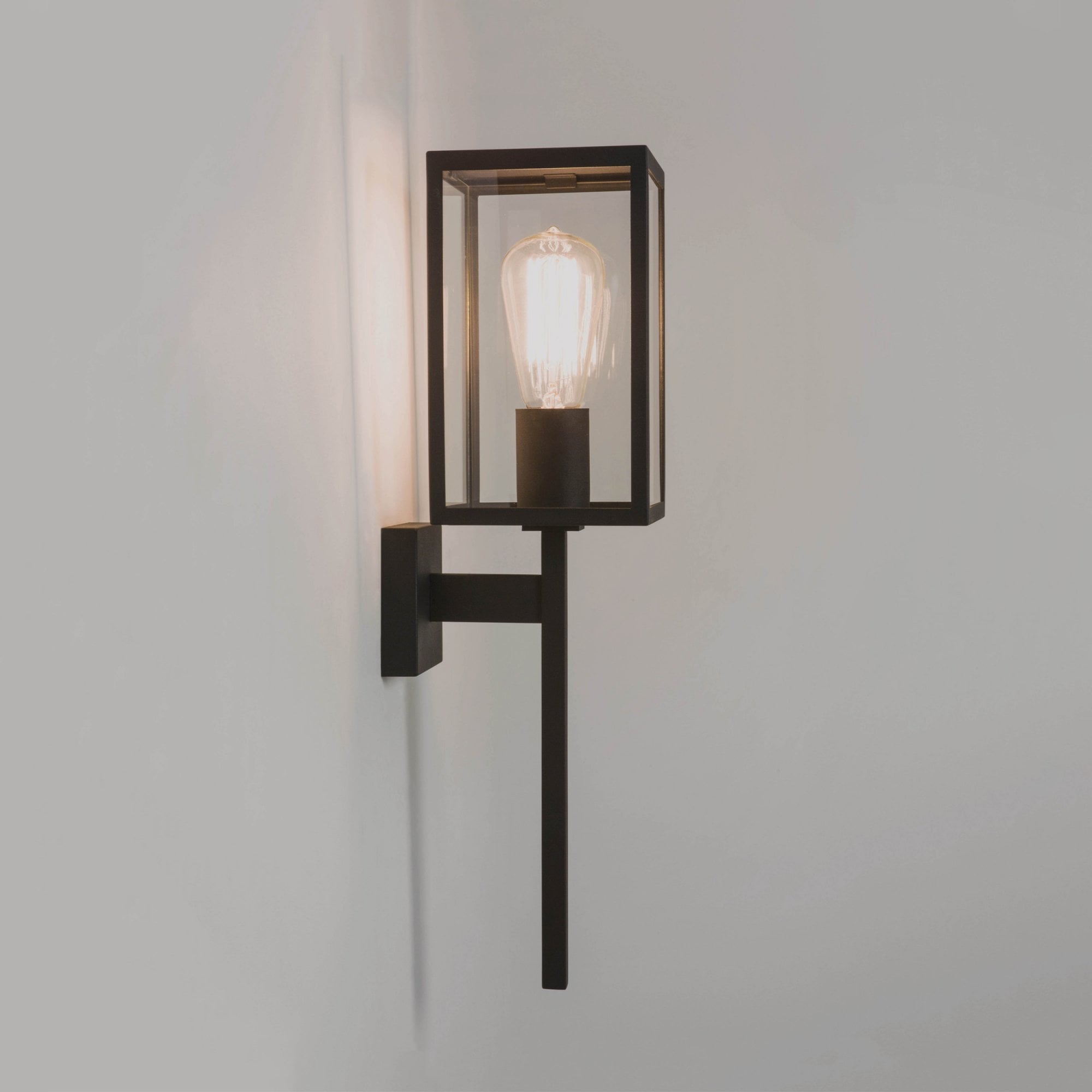 1369006 Coach 130 Outdoor Wall Light Textured Black