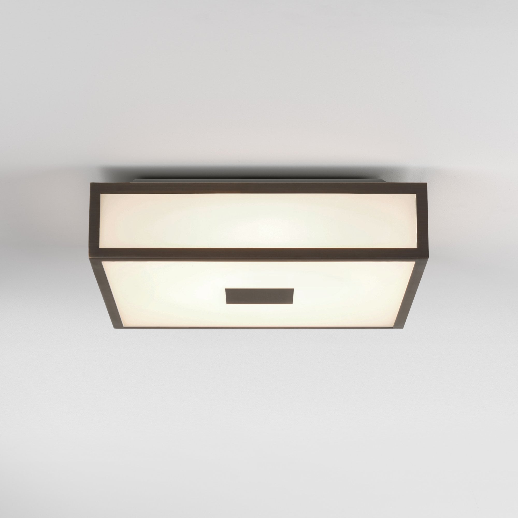 1121079 Mashiko Classic 300 Square Bathroom Ceiling Light Bronze