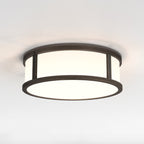 1121097 Mashiko Round 230 Bathroom Ceiling Light Bronze
