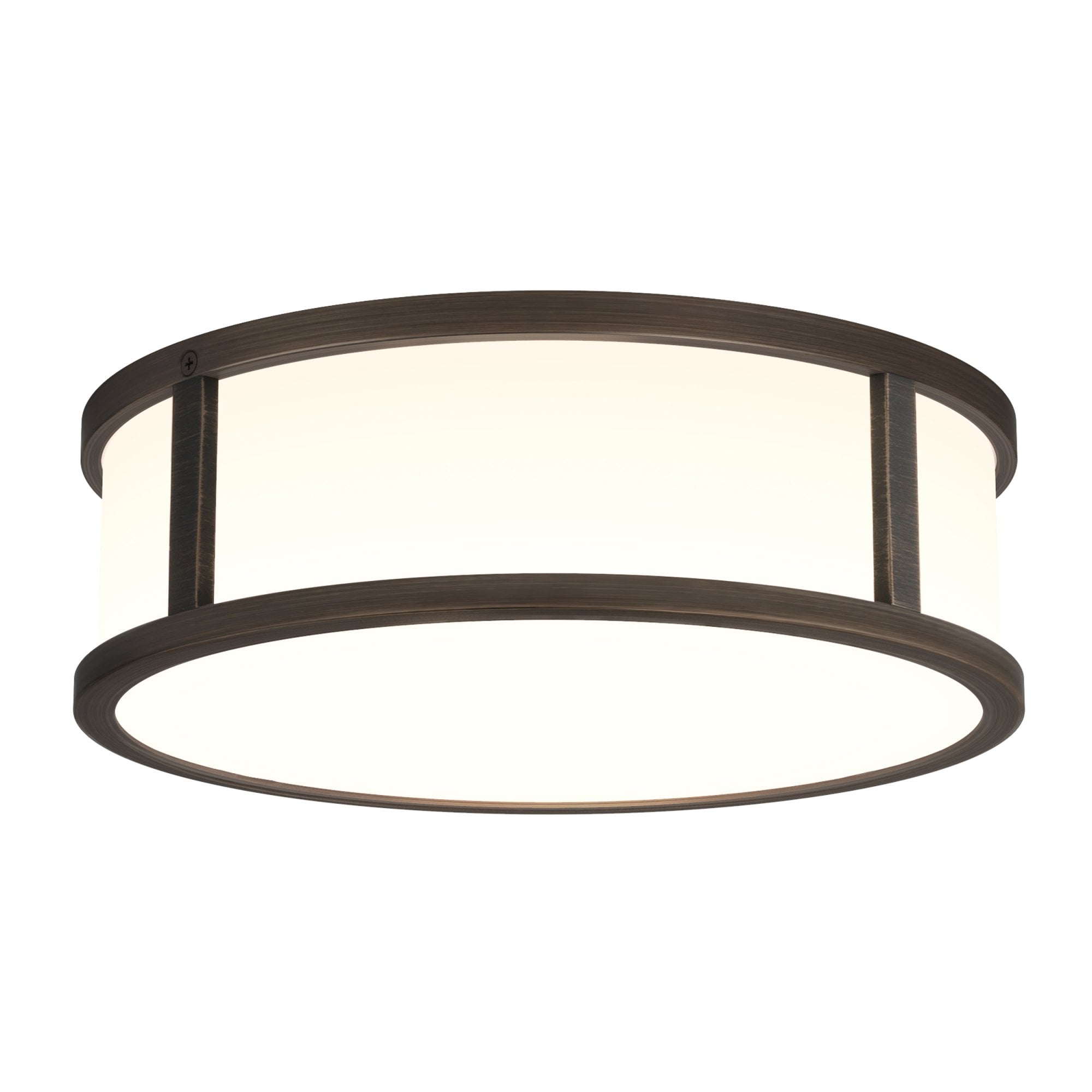 1121097 Mashiko Round 230 Bathroom Ceiling Light Bronze