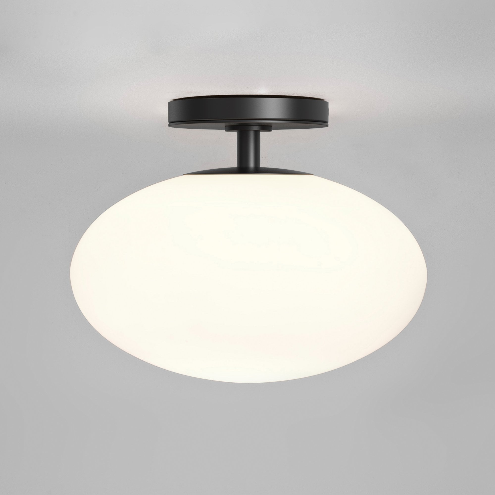 1176017 Zeppo Ceiling Bathroom Ceiling Light Matt Black