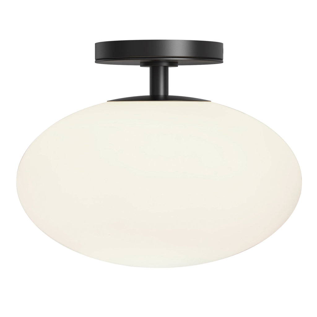 1176017 Zeppo Ceiling Bathroom Ceiling Light Matt Black