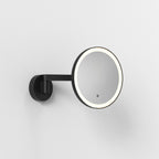 1447001 Nagoya Bathroom Magnifying Mirror Matt Black