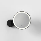 1447001 Nagoya Bathroom Magnifying Mirror Matt Black