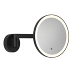 1447001 Nagoya Bathroom Magnifying Mirror Matt Black