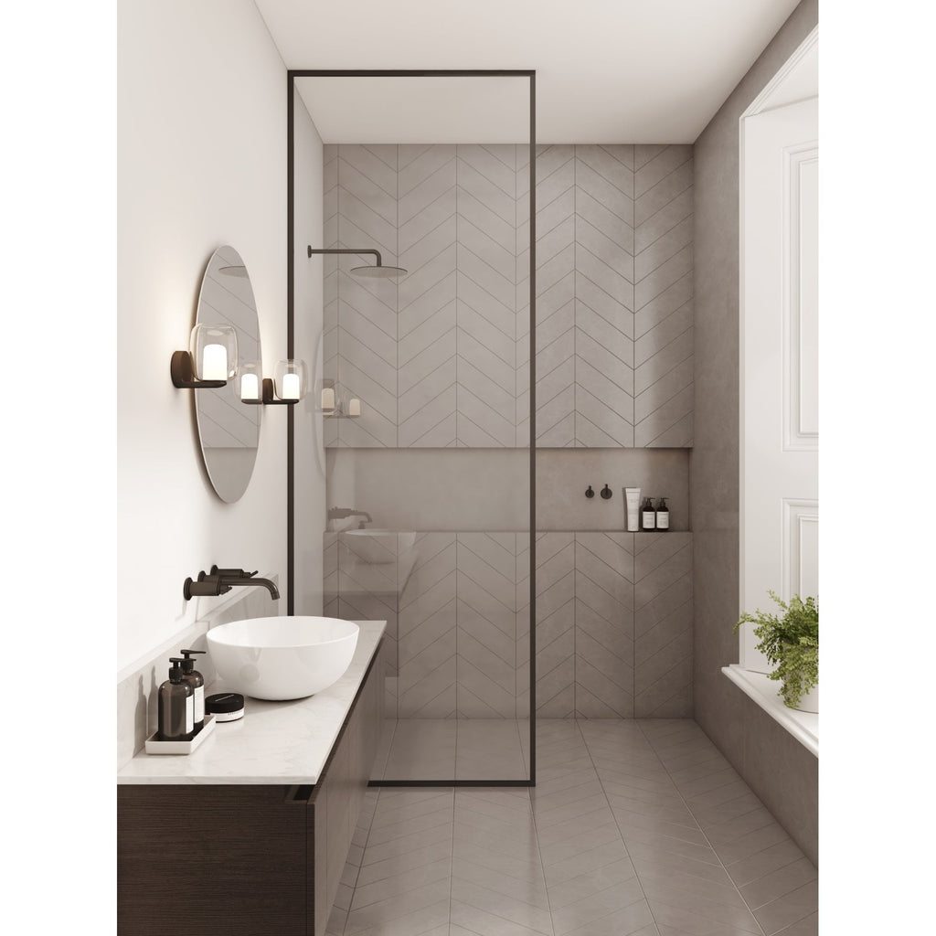 1450002 Aquina Bathroom Wall Light Matt Black