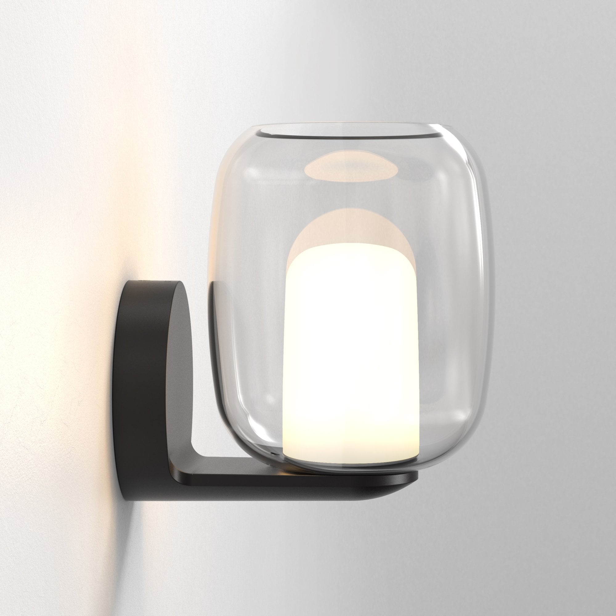 1450002 Aquina Bathroom Wall Light Matt Black