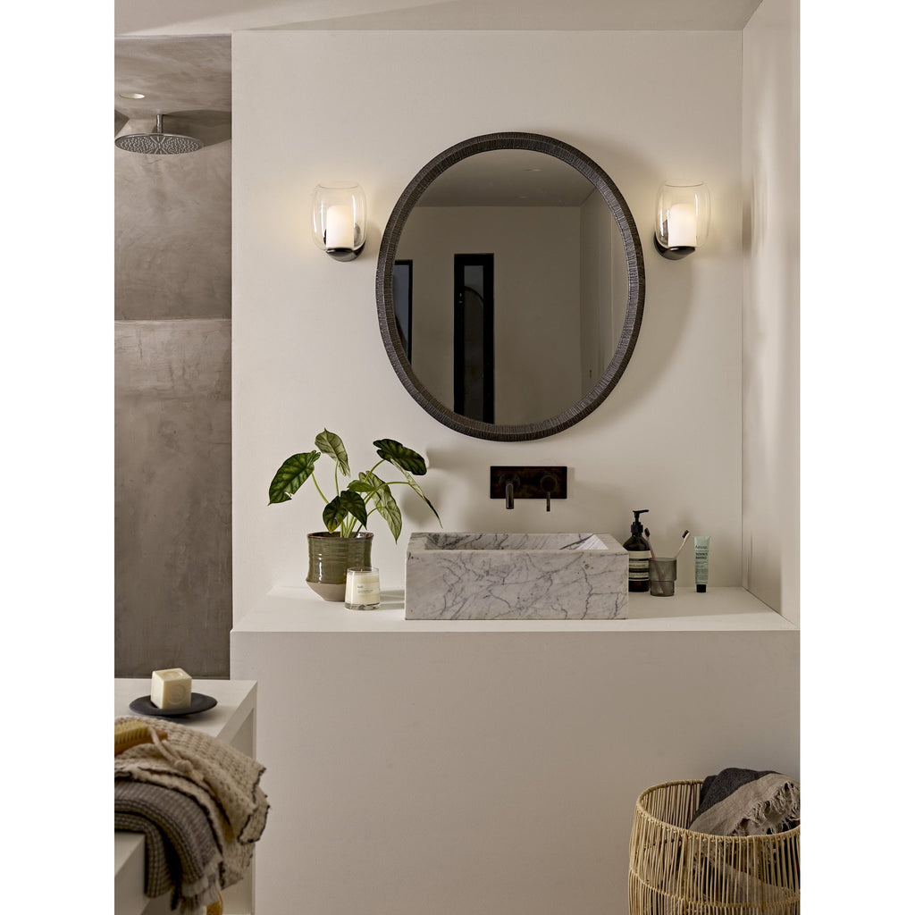 1450002 Aquina Bathroom Wall Light Matt Black