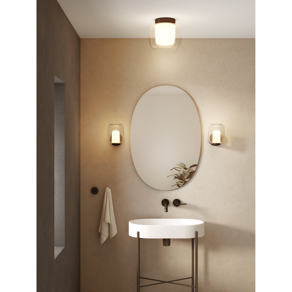 1450009 Aquina Ceiling 240 Bathroom Ceiling Light Matt Black