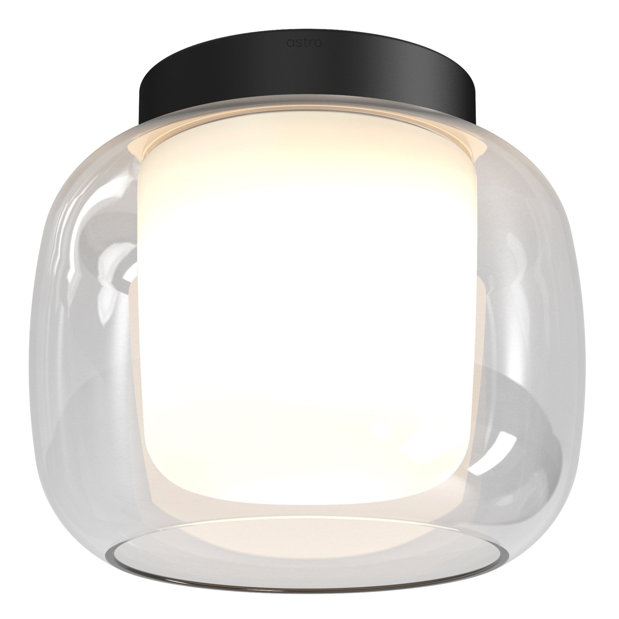 1450009 Aquina Ceiling 240 Bathroom Ceiling Light Matt Black