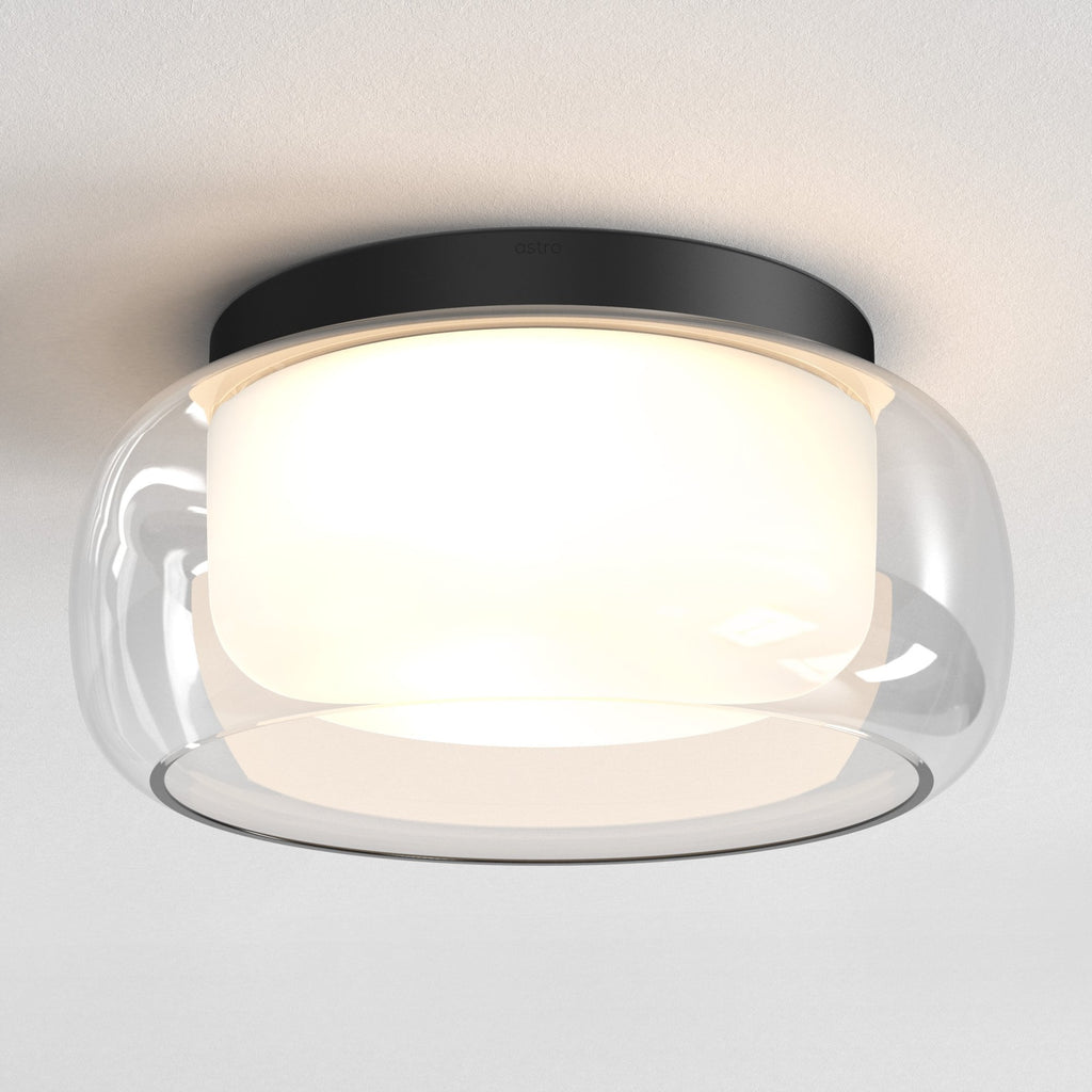 1450011 Aquina Ceiling 360 Bathroom Ceiling Light Matt Black