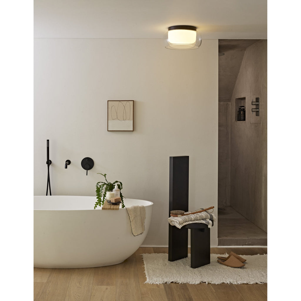 1450011 Aquina Ceiling 360 Bathroom Ceiling Light Matt Black