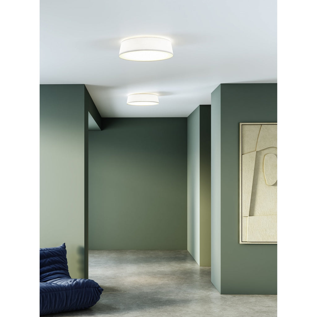 1471001 Fife 530 Ceiling Light White Fabric