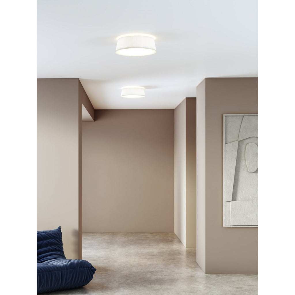 1471003 Fife 430 Ceiling Light White Fabric