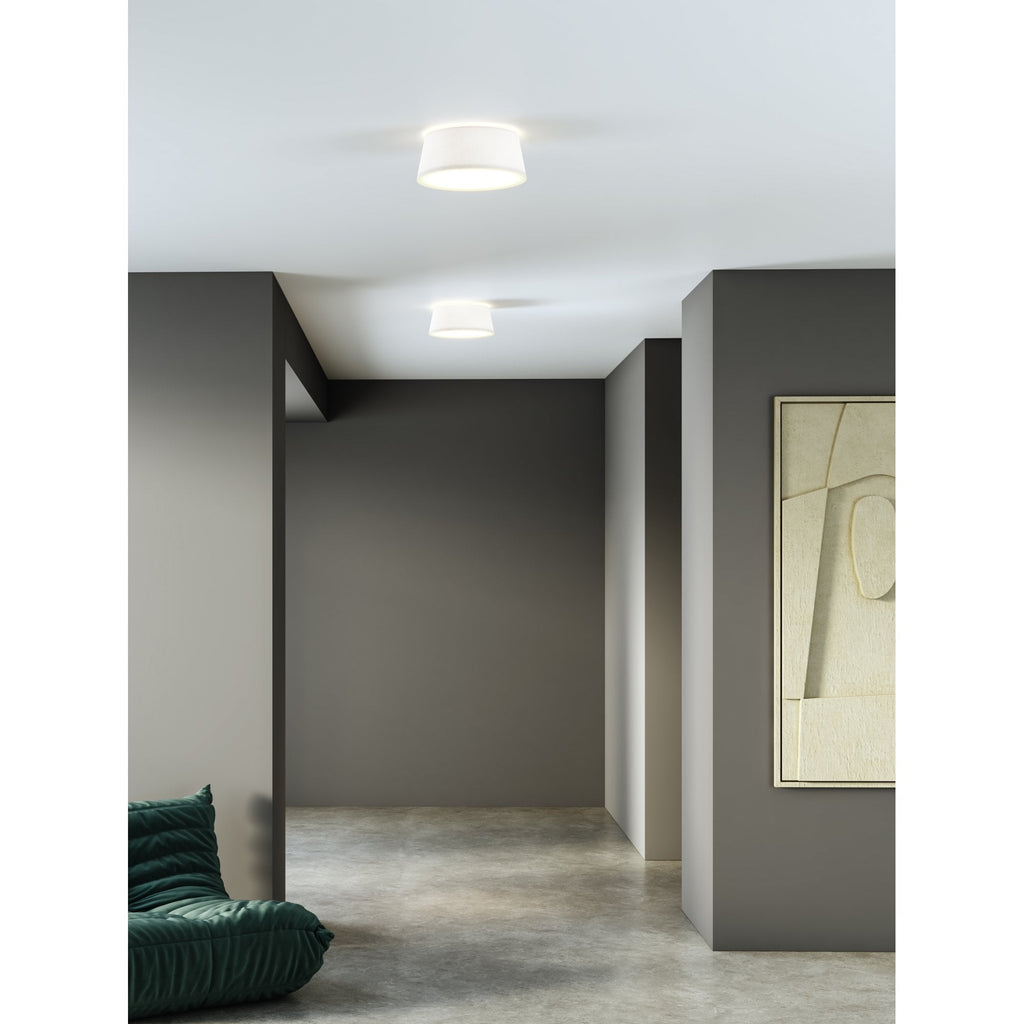 1471005 Fife 330 Ceiling Light White Fabric