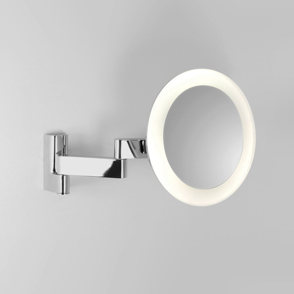 1163008 Niimi Round LED Bathroom Magnifying Mirror Polished Chrome