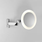 1163008 Niimi Round LED Bathroom Magnifying Mirror Polished Chrome